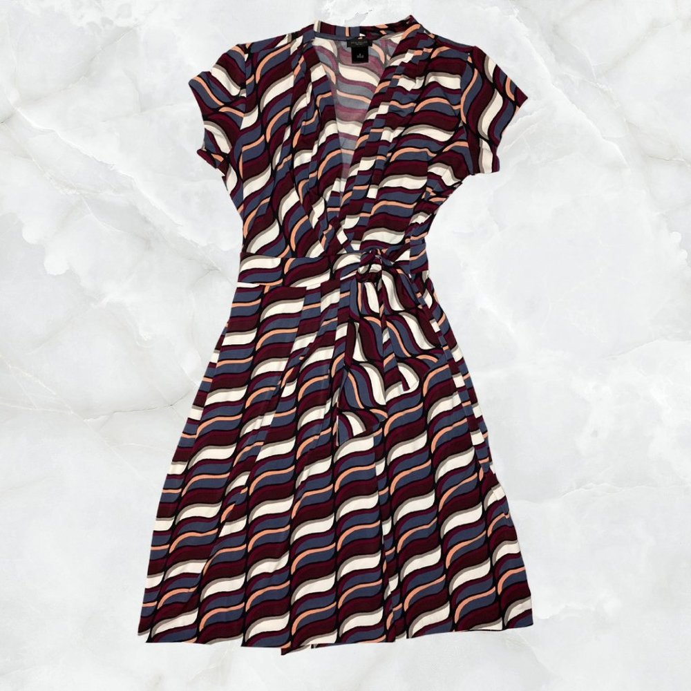 Ann Taylor Multicolored Wrap Dress, 2